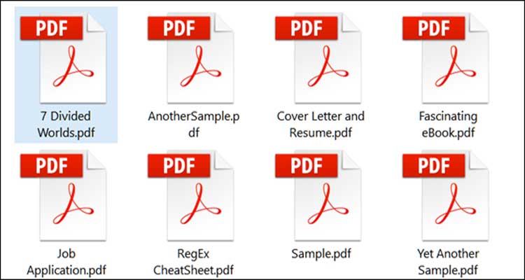 open a PDF file