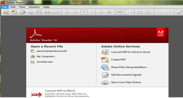 How to open a PDF file Extension File