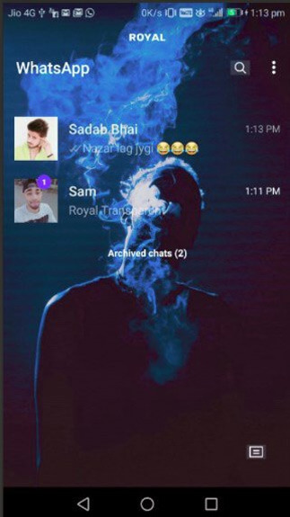 Royal WhatsApp Transparent4