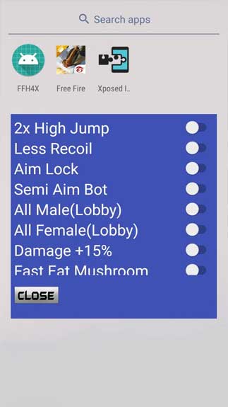 App FFH4X FOR : FreeFir Mod FFF Android app 2022