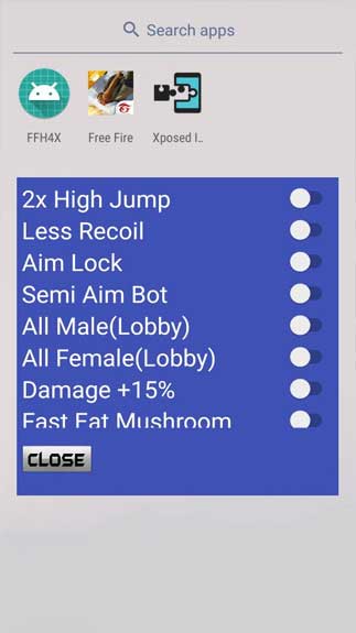 FFH4X - Free Fire MOD Menu 1.0 APK Free Download For Android - Open APK