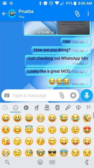 WhatsApp Mix2